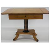 Biedermeier Part Ebonised Sofa Table. Biedermeier Part Ebonised Sofa Table.