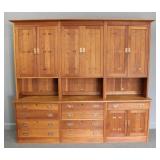 STICKLEY Audi. Signed Large Bookcase / Cabinet / STICKLEY Audi. Signed Large Bookcase / Cabinet /