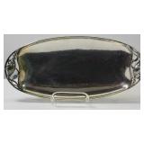 STERLING. Georg Jensen Blossom Oval Tray, 2D. STERLING. Georg Jensen Blossom Oval Tray, 2D.