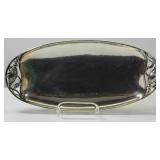 STERLING. Georg Jensen Blossom Oval Tray, 2D.