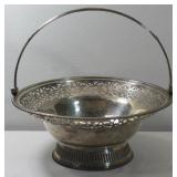 SILVER. King George III English Silver Basket. SILVER. King George III English Silver Basket.