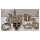 SILVER. Assorted Silver Hollow Ware.