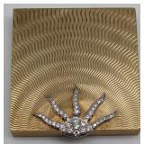 GOLD. Tiffany & Co. 14kt Gold and Diamond Compact. GOLD. Tiffany & Co. 14kt Gold and Diamond Compact.