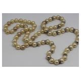 JEWELRY. Pearl and Diamond Rondelle Necklace. JEWELRY. Pearl and Diamond Rondelle Necklace.