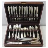 STERLING. Lunt Treasure Flatware Service.