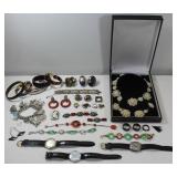 JEWELRY. Assorted Silver, Gold, and Costume Group. JEWELRY. Assorted Silver, Gold, and Costume Group.