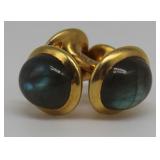 JEWELRY. Pair of Tiffany & Co. Labradorite and JEWELRY. Pair of Tiffany & Co. Labradorite and