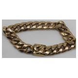 JEWELRY. 14kt Gold Chain Bracelet.