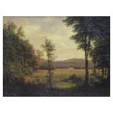 SCHILBACH, Johann H. Oil on Canvas. Landscape.