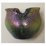 Possibly Loetz Favrille Glass Vase . Possibly Loetz Favrille Glass Vase .