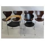 Fritz Hansen Chair Grouping.