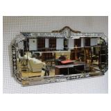 Art Deco Venetian Style Mirror .