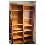 Solid pine bookshel adjustable shelves