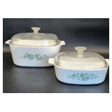 Vintage Callaway Green Ivy Corningware