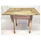 Antique primitive farm table work table