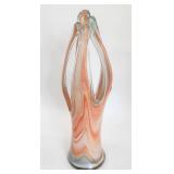 Unique hand blown glass vase
