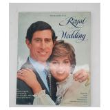 A Royal Wedding vintage book Princess Diana