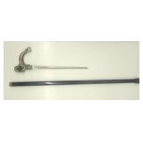 Cane w dragon handle hidden dagger