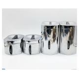 Vintage 4 pc. Kromex canister set