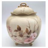 Hand painted Nippon covered jar