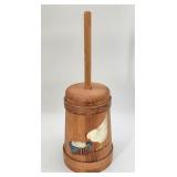 Petite wooden churn