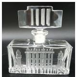 Unique art deco perfume bottle