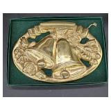 Virginia Metalcrafters Wedding Bells brass trivet