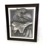 Air Force F15 Strike Eagle print signed