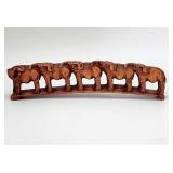 Hand carved elephant bridge