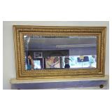 Antique mantel mirror 50 x 28 see pics