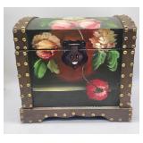 Decorative hand painted trunk
