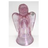 Fenton pink iridescent angel