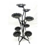 Vintage wrought iron mutii plant stand