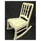 Petite distressed rocking chair