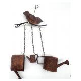 Unique rustic wind chime garden decor