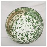 Antique enamelware pan