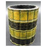 Vintage Book Works pen pot