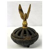 Unique iron & brass incense burner