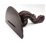 Unique resin wood look wall shelf