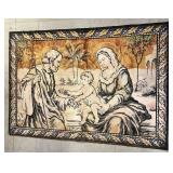 Large vintage tapestry 48" x 71"