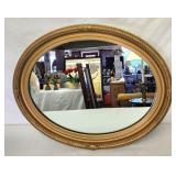 Wood framed mirror Fashion Plate