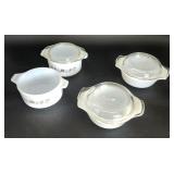 Vintage kitchenware bowls like Pyrex
