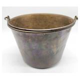 Antique brass pail