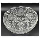 Cut crystal bowl
