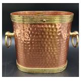 Copper & brass wine chiller