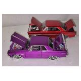 2 diecast Chevy Chevelles 1/24 scale
