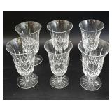 6 Waterford lismore iced tea glasses