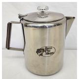 Bass Pro Shops stainless steel coffee pot