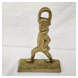 Virginia Metalcrafters brass doorstop