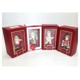 4 Lenox Christmas ornaments in their box